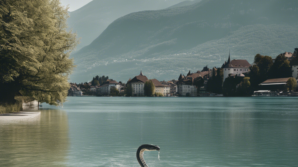 Illustration détaillée sur Découverte du serpent lac Annecy : un trésor aquatique à explorer